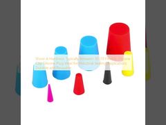 Shore A Hardness Typically Between 30-70 Flexible Silicone Cap Silicone Plug Ideal for Industrial Sealing Applications Durable and Reusable